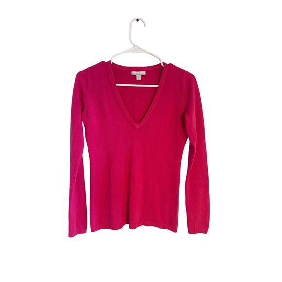 New York & Company Fuchsia Sweater XS – Long Sleeve Pullover Acrylic Knit - Picture 2 of 8